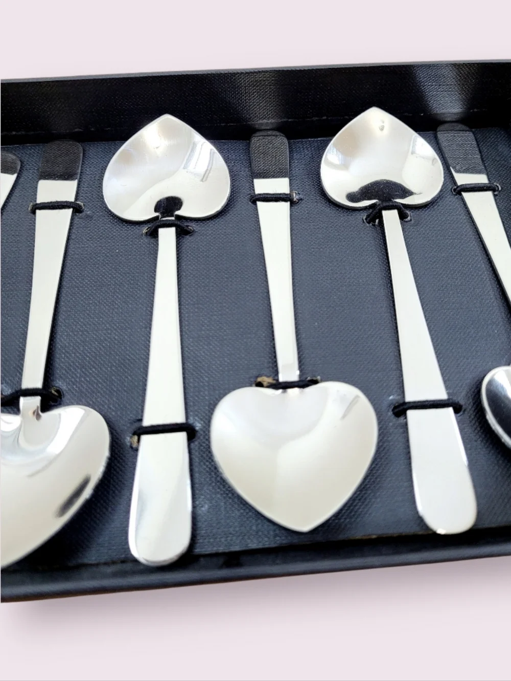 NIB Sundance x The Just Slate Company Scotland 6 Heart Shape Teaspoons Spoons